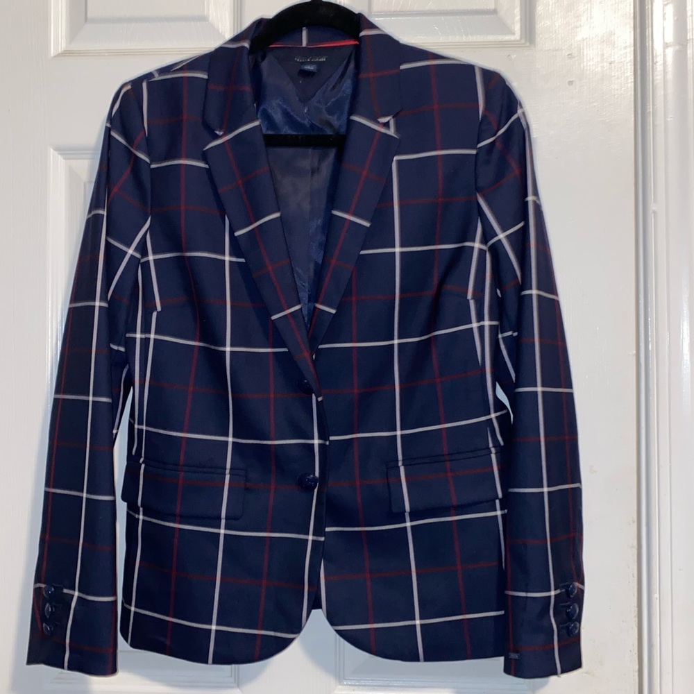 Tommy Hilfiger Plaid Blazer